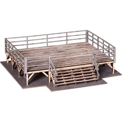 NOCH 0066826 H0 Brass Band Mini Stage - Model Railway Accessory NOCH 0066826 H0 Brass Band Mini Stage - Model Railway Accessory