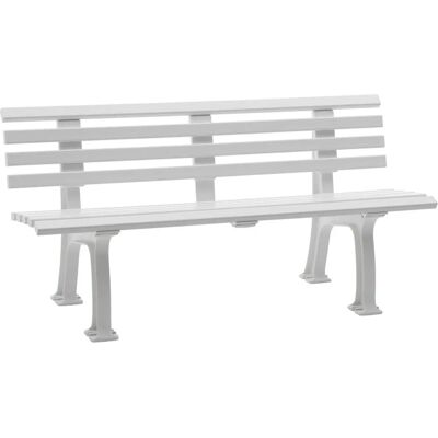 Kaiserkraft Kunststoffbank, 9 Lamellen, 1500mm breit - Parkbank Kaiserkraft Kunststoffbank, 9 Lamellen, 1500mm breit - Parkbank