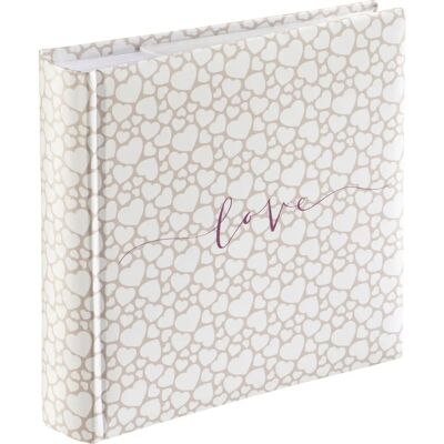 Hama Romance Fotobok - 200 Bilder, 10x15 cm, Beige & Vit Hama Romance Fotobok - 200 Bilder, 10x15 cm, Beige & Vit