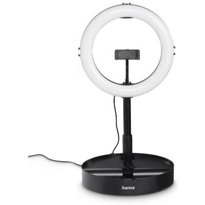 Hama FoldUp 102 II LED Ringlys - Bærbar, Justerbar, 26,5cm Hama FoldUp 102 II LED Ringlys - Bærbar, Justerbar, 26,5cm