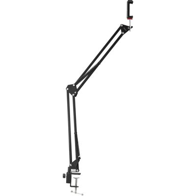 Hama 700 II Flexibele Ringlamp, Microfoon, Camera & Smartphonehouder - Ergonomisch & Veelzijdig Hama 700 II Flexibele Ringlamp, Microfoon, Camera & Smartphonehouder - Ergonomisch & Veelzijdig