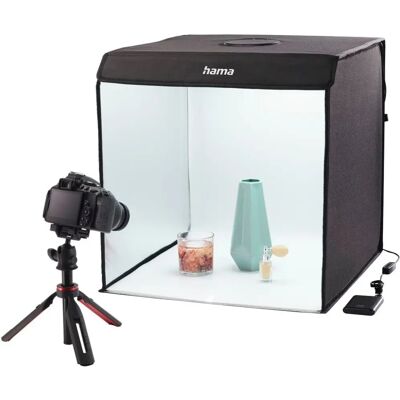 HAMA Valkoinen Taitettava Mini-Studio - Tuotekuvauspaketti HAMA Valkoinen Taitettava Mini-Studio - Tuotekuvauspaketti