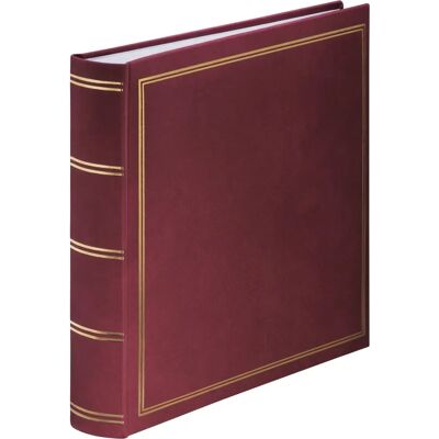 Hama Red Photo Album - 80 Sheets 10x15 - Faux Leather Hama Red Photo Album - 80 Sheets 10x15 - Faux Leather