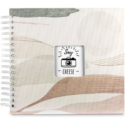 Hama Watercolor Spiral Photo Album - 50 Pages - Brown Hama Watercolor Spiral Photo Album - 50 Pages - Brown