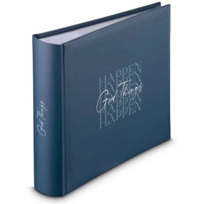 Album Photo Hama Good Things Bleu 200 Feuilles Reliure 10x15 - Publicité Album Photo Hama Good Things Bleu 200 Feuilles Reliure 10x15 - Publicité