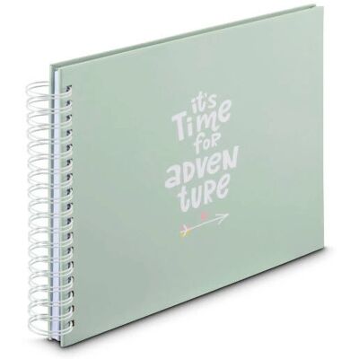 Hama Good Things Groen 28x24cm 50 Pagina's Spiral Album Hama Good Things Groen 28x24cm 50 Pagina's Spiral Album