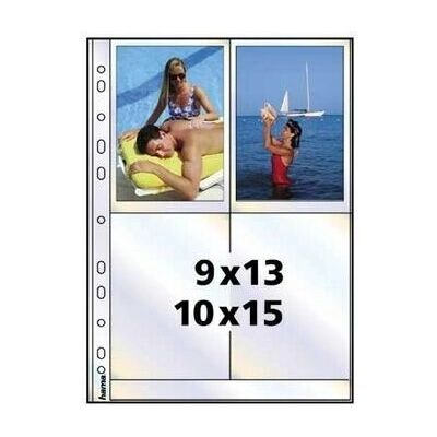 Hama Foto-Hüllen für A4 Ringbuchalben - Klar, 10x15cm Hama Foto-Hüllen für A4 Ringbuchalben - Klar, 10x15cm