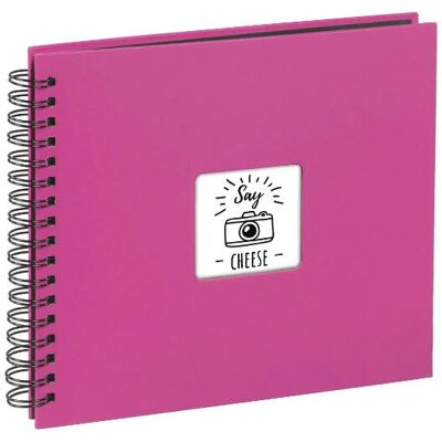 Hama Fine Art Spiral Fotobok - 50 sidor, Rosa, 10x15 Hama Fine Art Spiral Fotobok - 50 sidor, Rosa, 10x15