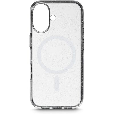 White Diamonds Mag Glitter Handyhülle für iPhone 17 - Transparent White Diamonds Mag Glitter Handyhülle für iPhone 17 - Transparent