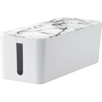 Hama Kabelbox Marmerdesign Maxi Kabelgeleiding - Kabelbox, Weiß Hama Kabelbox Marmerdesign Maxi Kabelgeleiding - Kabelbox, Weiß