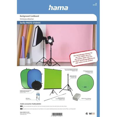 Hama 00021104 Échelle de couleurs - Fonds pour studio photo Hama 00021104 Échelle de couleurs - Fonds pour studio photo