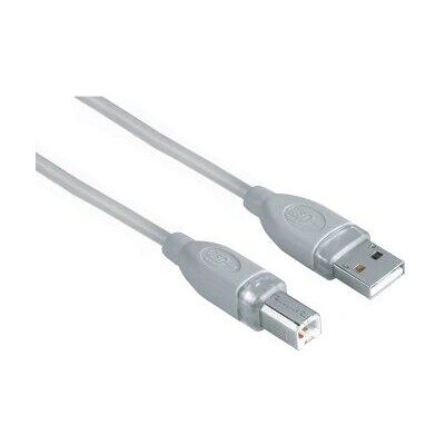 Câble USB Hama 1,8m - Gris - USB 2.0 - Publicité Câble USB Hama 1,8m - Gris - USB 2.0 - Publicité