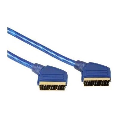 Hama 00029654 - Sininen 1,5m SCART-kaapeli - Uros uros Hama 00029654 - Sininen 1,5m SCART-kaapeli - Uros uros