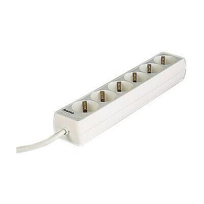 Hama 00030383 Power Extension Strip - 6 Steckdosen - 1,4 m - Weiß - Verlängerung Hama 00030383 Power Extension Strip - 6 Steckdosen - 1,4 m - Weiß - Verlängerung