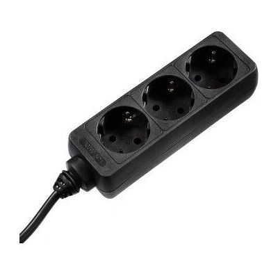 Hama 0003039 Overspanningsbeveiliging - Zwart - 3 Stopcontacten - 230 V Hama 0003039 Overspanningsbeveiliging - Zwart - 3 Stopcontacten - 230 V