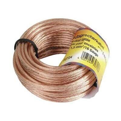 Hama 00030725 Audiokabel - 10 m Transparent Hama 00030725 Audiokabel - 10 m Transparent