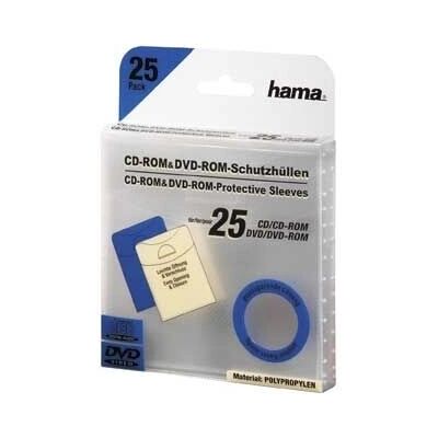 Hama 25 Kpl Läpinäkyvät CD/DVD-Kotelot Hama 25 Kpl Läpinäkyvät CD/DVD-Kotelot