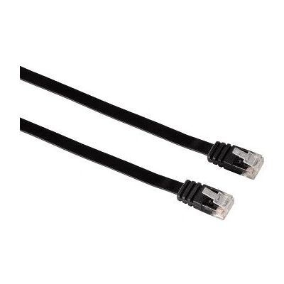 Hama 39608 Flacher CAT 5e Netzwerkkabel - Schwarz - 5m Hama 39608 Flacher CAT 5e Netzwerkkabel - Schwarz - 5m