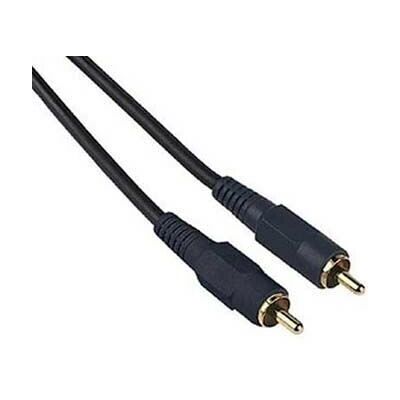 Hama audio-kaapeli RCA-miestikytkimellä - 0,75 m, musta Hama audio-kaapeli RCA-miestikytkimellä - 0,75 m, musta