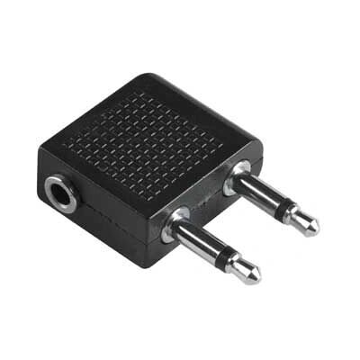 Hama 2 x 3,5 mm Mono Jack dugó - 3,5 mm sztereó csatlakozó fekete Hama 2 x 3,5 mm Mono Jack dugó - 3,5 mm sztereó csatlakozó fekete