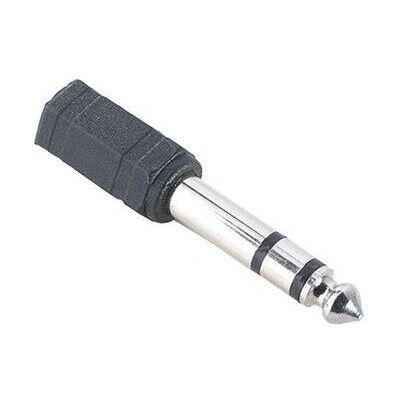 Adaptateur audio Hama - 3,5 mm à 6,3 mm Stéréo - Noir - Publicité Adaptateur audio Hama - 3,5 mm à 6,3 mm Stéréo - Noir - Publicité