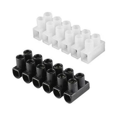 Hama Modell 00043647 - Lüsterklemme für 2,5mm² Kabel - Schwarz, Weiß Hama Modell 00043647 - Lüsterklemme für 2,5mm² Kabel - Schwarz, Weiß