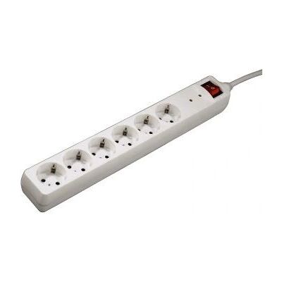 Multipresa Hama a 6 uscite con protezione da sovratensioni - Bianco - 1,4 m Multipresa Hama a 6 uscite con protezione da sovratensioni - Bianco - 1,4 m