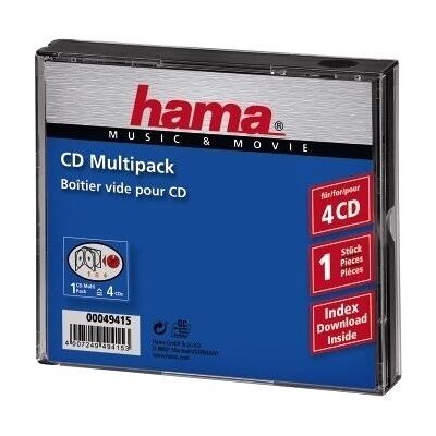 Hama 4x CD Opslagdoos - CD Storage Box Hama 4x CD Opslagdoos - CD Storage Box
