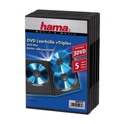 Hama Fekete DVD Háromszög - DVD Tok Hama Fekete DVD Háromszög - DVD Tok