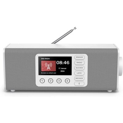 Hama DR2002 Wit Digitale Radio - Persoonlijke Digitale Radio Hama DR2002 Wit Digitale Radio - Persoonlijke Digitale Radio