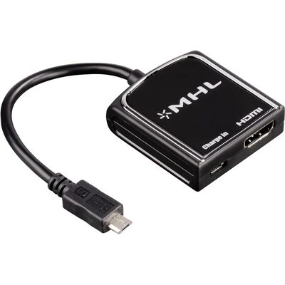 Cavo HDMI MHL Hama 0,2m Nero - Adattatore HDMI Cavo HDMI MHL Hama 0,2m Nero - Adattatore HDMI