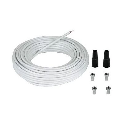 Hama Cavo Coassiale Bianco 20m - Kit Antenna TV & SAT Hama Cavo Coassiale Bianco 20m - Kit Antenna TV & SAT