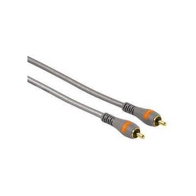 Hama 3m RCA Komposiittivideokaapeli - Hopeinen Kaapeli Kultatuilla Piuikoilla Hama 3m RCA Komposiittivideokaapeli - Hopeinen Kaapeli Kultatuilla Piuikoilla