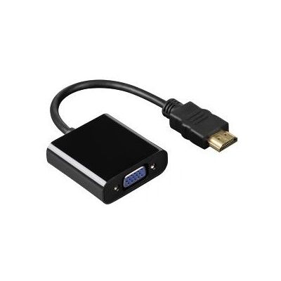 Adaptateur de câble vidéo Hama 00083215 - HDMI à VGA - Noir - Publicité Adaptateur de câble vidéo Hama 00083215 - HDMI à VGA - Noir - Publicité