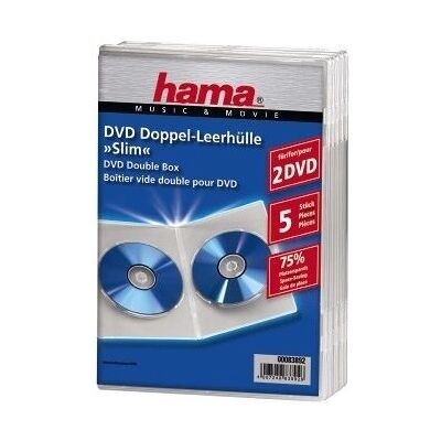 Hama Double DVD Juweel Case - Slank 5 - Transparant Hama Double DVD Juweel Case - Slank 5 - Transparant