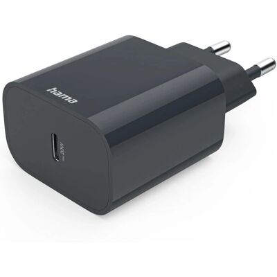 Hama Schnellladegerät, USB-C, 20 W, Grau – Für Smartphones Hama Schnellladegerät, USB-C, 20 W, Grau – Für Smartphones