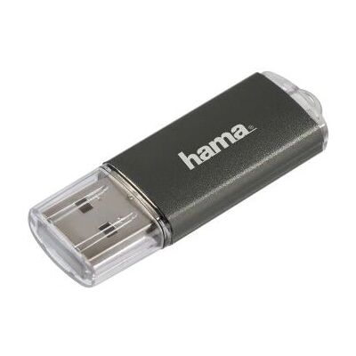 Hama Laeta USB Flash Drive - 16GB, USB 2.0, Grey Hama Laeta USB Flash Drive - 16GB, USB 2.0, Grey