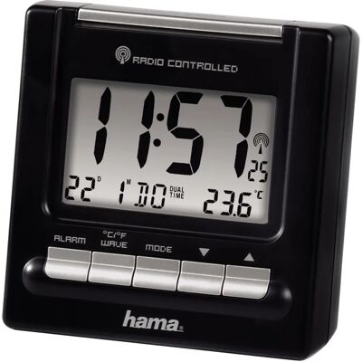 Hama RC200 - Resväckklocka - Svart Hama RC200 - Resväckklocka - Svart