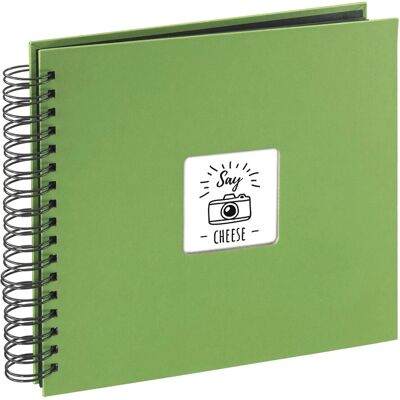 Álbum de Fotos Hama 4007249948755 - 50 Páginas, Verde, 28x24cm, Encadernação em espiral Álbum de Fotos Hama 4007249948755 - 50 Páginas, Verde, 28x24cm, Encadernação em espiral