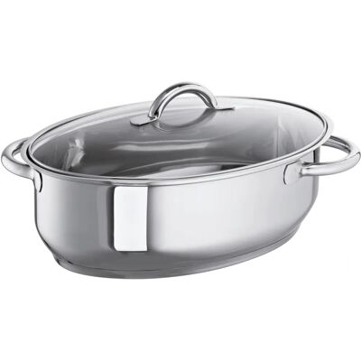 Cocotte en acier inoxydable 38cm de Schulte-Ufer - Compatible induction Cocotte en acier inoxydable 38cm de Schulte-Ufer - Compatible induction