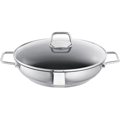 Poêle Wega de Schulte-Ufer - 28cm, Acier inoxydable, Induction Poêle Wega de Schulte-Ufer - 28cm, Acier inoxydable, Induction