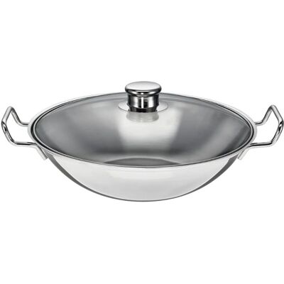 SCHULTE-UFER Bo-Lang i - Wok en Acier Inox 36cm SCHULTE-UFER Bo-Lang i - Wok en Acier Inox 36cm