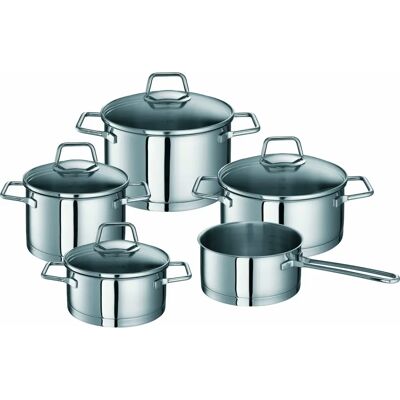 Ensemble de Casseroles Wega de Schulte-Ufer - 5 Pièces - Compatible induction Ensemble de Casseroles Wega de Schulte-Ufer - 5 Pièces - Compatible induction
