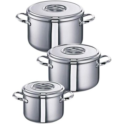 Schulte-Ufer Romana Kochgeschirr-Set - Edelstahl, 3-tlg Schulte-Ufer Romana Kochgeschirr-Set - Edelstahl, 3-tlg