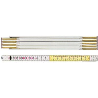 BMI 984914300WG Foldable 3m Bamboo Ruler - Measuring Tape BMI 984914300WG Foldable 3m Bamboo Ruler - Measuring Tape