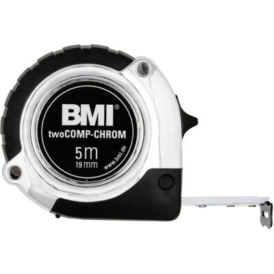 BMI Steel 2m Chrome Tape Measure - Automatic, CE II BMI Steel 2m Chrome Tape Measure - Automatic, CE II