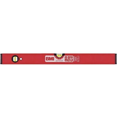 Livella a bolla BMI 80cm Rosso Alluminio Magnetica - Con Magnete Livella a bolla BMI 80cm Rosso Alluminio Magnetica - Con Magnete