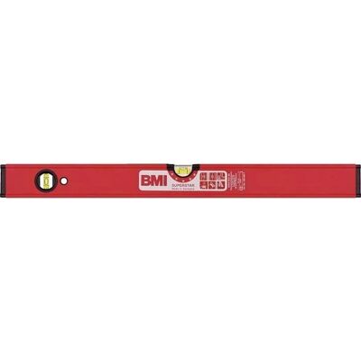 Livella a bolla BMI 200cm Alluminio Rosso con Magnete - Strumento professionale Livella a bolla BMI 200cm Alluminio Rosso con Magnete - Strumento professionale