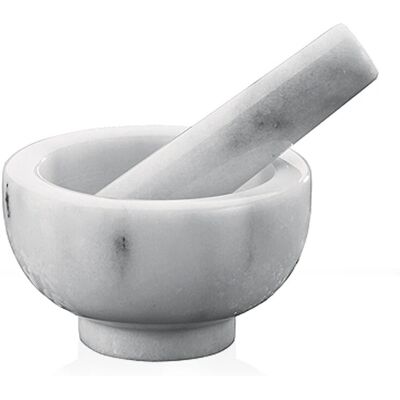 Küchenprofi Branca de Mármore Mortar - Moedor e Pilão Küchenprofi Branca de Mármore Mortar - Moedor e Pilão