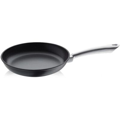 Padella in ghisa smaltata nera 28cm - KitchenProfi Padella in ghisa smaltata nera 28cm - KitchenProfi